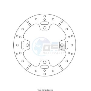 Product image: Sifam - DIS1242W - Brake Disc Kawasaki Ø240x133x115  Mounting holes 4xØ10,5 Disk Thickness 4 
