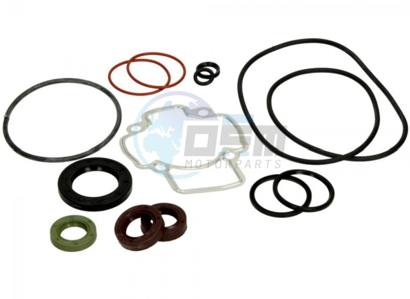 Product image: Piaggio - 497544 - OIL AND GASKET SET  0