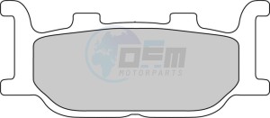 Product image: Ferodo - FDB2003EF - Brakepad Organic Eco-Friction suitable for road use 