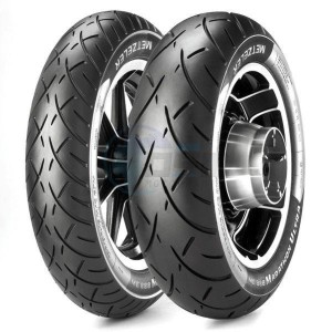 Product image: Metzeler - MET3745700 - Tyre Metzeler 0/90 - 19 M/C 57H  ME 888 ULTRA FRONT TL 