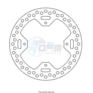 Product image: Sifam - DIS1073 - Brake Disc Honda  Ø240x140x121,1  Mounting holes 4xØ6,5 Disk Thickness 4 