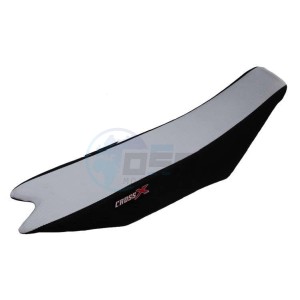 Product image: Crossx - M912-2WB - Saddle Cover BETA  RR-RS 2013-2019 TOP WHITE- SIDE BLACK (M912-2WB) 