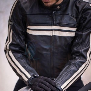 Product image: S-Line - VESTENFM12 - Jacket S-Line Leather Vintage ENFIELD Men - Black - Size S 
