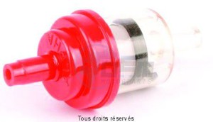Product image: Kyoto - 97L1198 - Fuel Filter Rond Red Ø6mm    