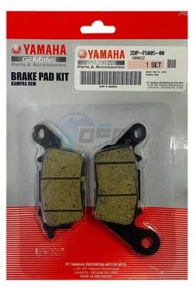 Product image: Yamaha - 2DPF58050000 - BRAKE PAD KIT  0