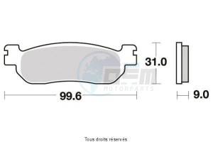 Product image: Sifam - S1263N - Brake Pad Sifam Sinter Metal   S1263N 