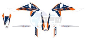 Product image: Swaps - KDLKT1 - Kit Deco Diamond Light - KTM EXC 2017 - Orange 