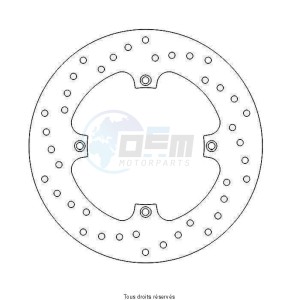 Product image: Sifam - DIS1091 - Brake Disc Kawasaki Ø248,5x115x100,5  Mounting holes 4xØ6,5 Disk Thickness 3 