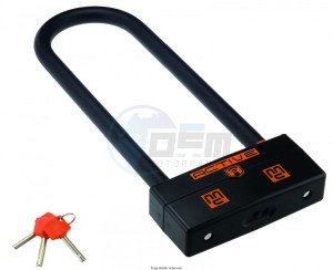Product image: Maggi - SQULKAC250 - Lock Anti Theft U with Alarm 95 x 250mm  SRA/NF/FFMC Protection physique and sonore  