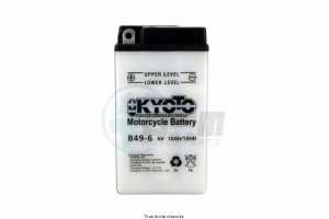 Product image: Kyoto - 706132 - Battery B49-6 L 91mm  W 83mm  H 161mm 6v 8-10ah Acid 0,4l 