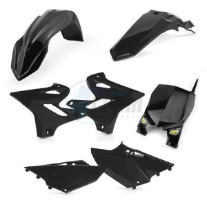 Product image: Cycra - 1CYC-9416-12 - COVER KIT 5 ELEMENTS YAMAHA YZ125 15 - Black 