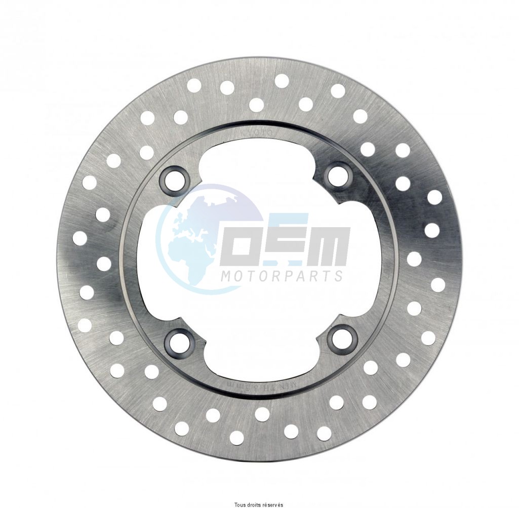 Product image: Sifam - DIS1267 - Brake Disc Honda  Ø220x125x105  Mounting holes 4xØ10,5 Disk Thickness 4  0