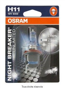 Product image: Osram - OP64211NBU-01B - Lamp H11 Night Breaker - 12v 55w Pgj19-2 Blister 1 Light bulb 