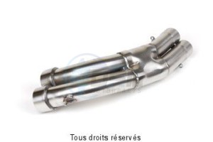 Product image: Marving - 01M145IX - Link Pipe SUPERLINE BRUTALE Not Approved Inox 