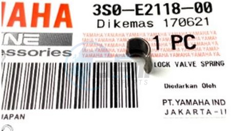 Product image: Yamaha - 3S0E21180000 - LOCK VALVE SPRING R (T105,YP12  0