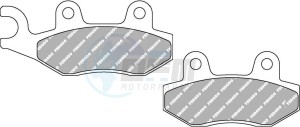 Product image: Ferodo - FDB497ST - Brakepad Sinter metal Sinter Grip Road 