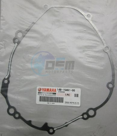 Product image: Yamaha - 14B154610000 - GASKET, CRANKCASE COVER 2  0