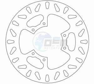 Product image: Ferodo - FMD0029R - Brake disc fixed YAMAHA - with homologation TUV 