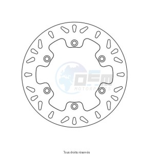 Product image: Sifam - DIS1258W - Brake Disc Vor Cross/Enduro Ø218x124x110  Mounting holes 6xØ6,5 Disk Thickness 4 