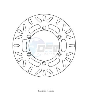 Product image: Sifam - DIS1037 - Brake Disc Honda Ø296x144  Mounting holes 6xØ10,5 Disk Thickness 4 