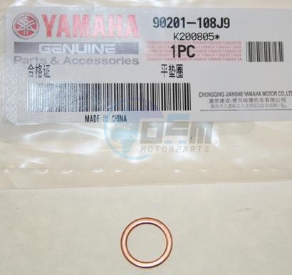 Product image: Yamaha - 90201108J900 - WASHER, PLATE(481)  0