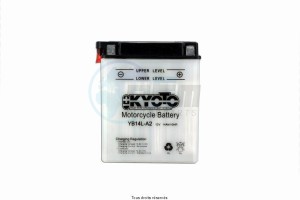 Product image: Kyoto - 712142 - Battery Yb14l-a2 L 135mm  W 91mm  H 167mm 12v 14ah Acid 0,87l 