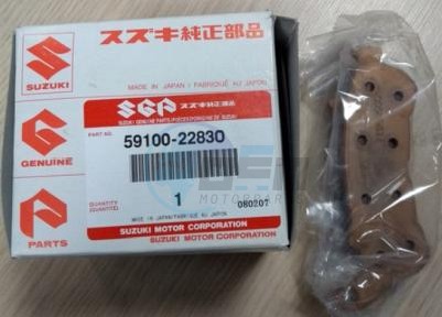Product image: Suzuki - 59100-22830 - Pad & Retainerset R  0