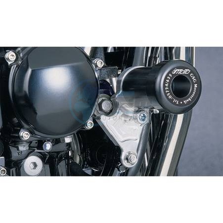 Product image: GSG-Mototechnik - 1154995-Y5 - Crash protectors Yamaha FZS 600 Fazer (RJ02) 98-03  0