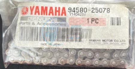 Product image: Yamaha - 945802507800 - CHAIN (DID 25 78LE)  0