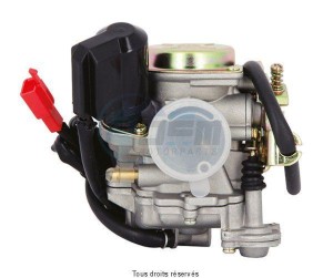 Product image: Kyoto - CARBGY650 - Carburettor Racing GY6 50 Ø19 For Moteurs 139QMA/QMB and Kymco 50cc 4T 