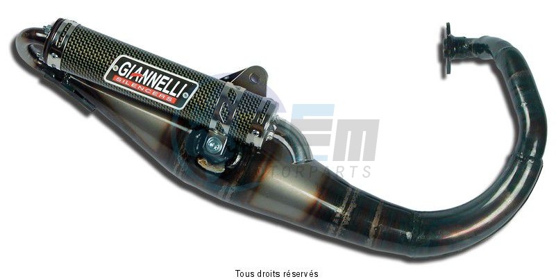 Product image: Giannelli - 31613E - Exhaust REVERSE SR 50 DTECH 04  FACTORY 05/07-SR50R CARB 05/07 SR50 07-SCAR50 06/07Silencer Kevlar  0