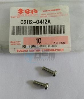 Product image: Suzuki - 02112-0412A - SCREW  0