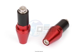 Product image: Sifam - EMBOU23 - Bar ends Conique Ø17 Red   