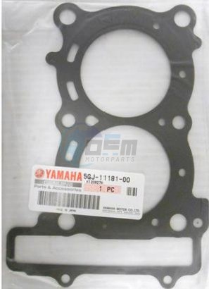 Product image: Yamaha - 5GJ111810000 - GASKET, CYLINDER HEAD 1  0