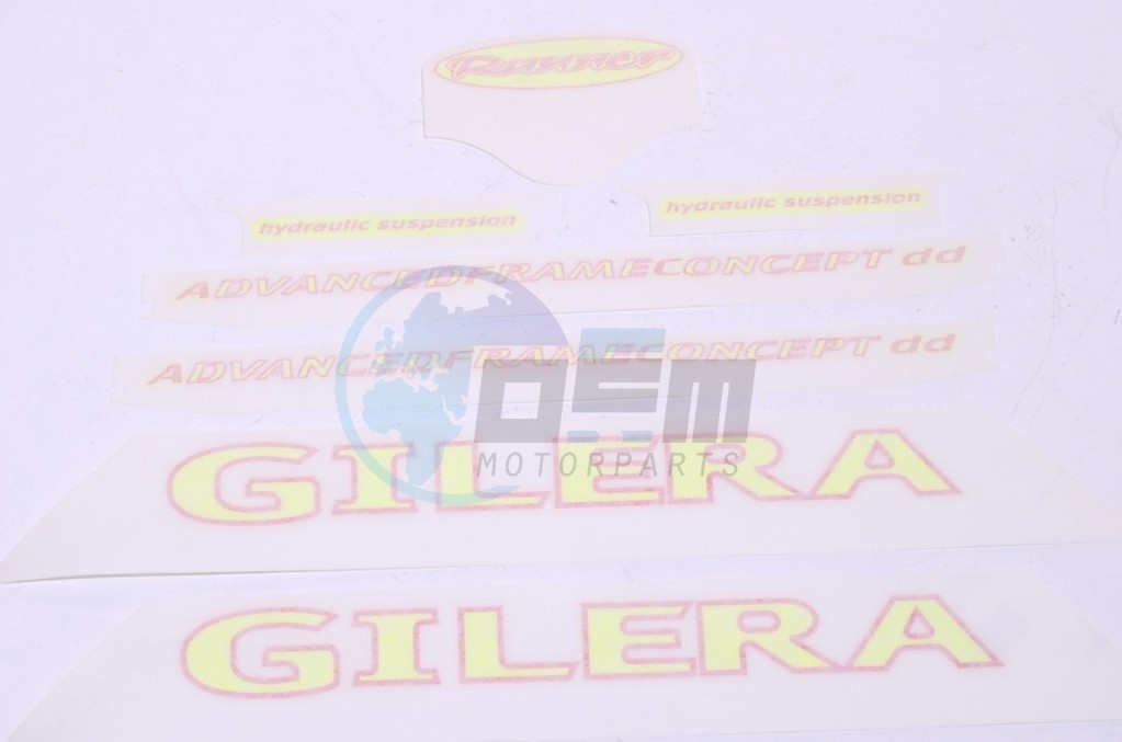 Product image: Gilera - 5768050090 - STICKERS SET  0