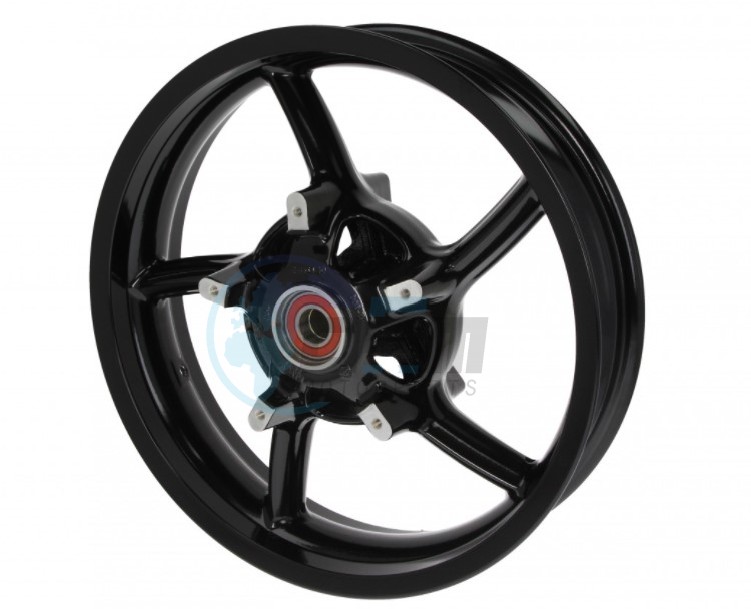 Product image: Aprilia - 666798 - FRONT WHEEL COMPLETE WITH BEARING  0