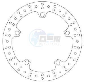 Product image: Ferodo - FMD0450R - Brake disc fixed BMW (with rings) - Approval TÜV 