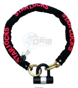 Product image: Star Lock - ROCPAD13 - Chain with lock Ø 10 x 10 x 1000 mm   