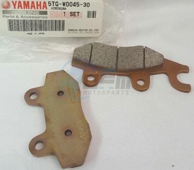 Product image: Yamaha - 5TGW00453000 - BRAKE PAD KIT  0