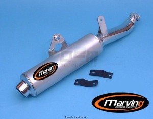 Product image: Marving - 01SA31 - Silencer  AMACAL DR 750/800 BIG 88 Approved Ø100 Chrome Cover Alu 