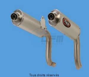 Product image: Marving - 01ALDMA600EU - Silencer  SUPERLINE MONSTER Approved Sold as 1 pair Position High Small Oval Alu 