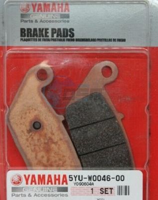 Product image: Yamaha - 5YUW00460000 - BRAKE PAD KIT 2  0