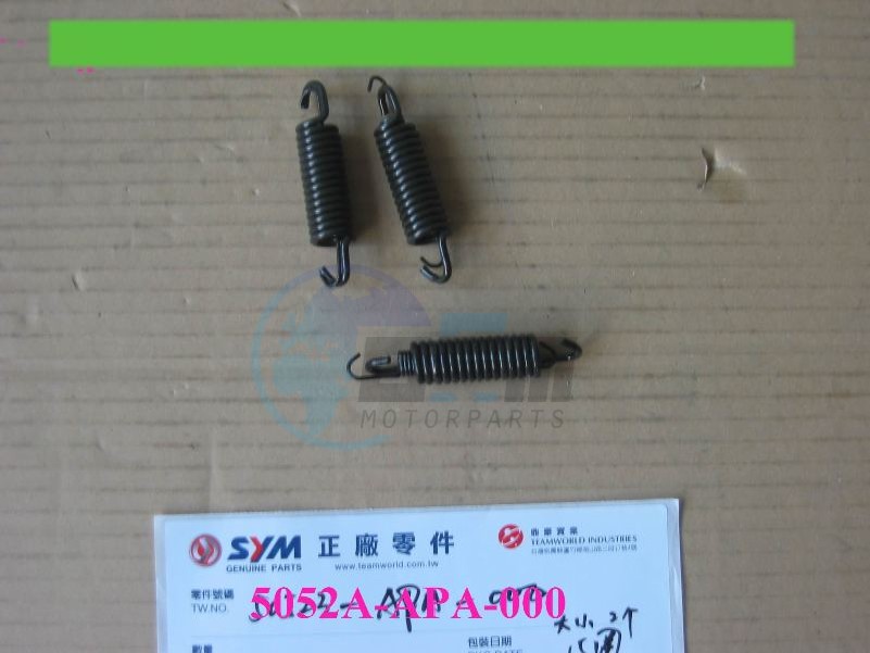 Product image: Sym - 5052A-APA-000 - MAIN STAND SPRING  0