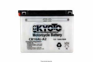 Product image: Kyoto - 712165 - Battery Yb16al-a2 L 205mm  W 71mm  H 164mm 12v 16ah Acid 1,0l 