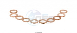 Product image: Sifam - RA001 - Seal rings from Copper  Package of 10 pieces 6 x 10 x 1.0 