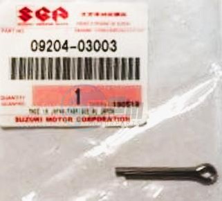Product image: Suzuki - 09204-03003 - COTTER PIN  DF2.5  DF4A/5A/6A  0