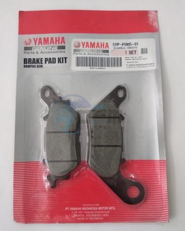 Product image: Yamaha - 5D9F58050100 - BRAKE PAD KIT  0