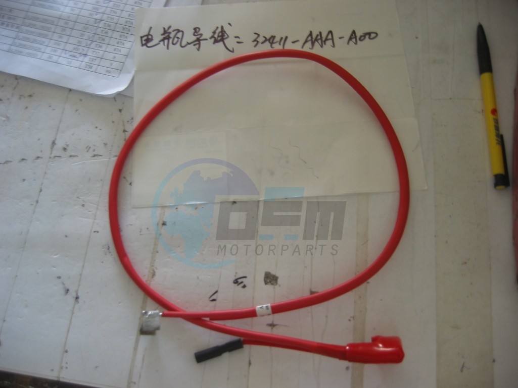 Product image: Sym - 32411-AAA-A00 - CABLE BATTERY  0