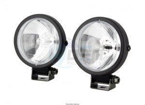 Product image: Kyoto - PLA6006 - Halogogen light spot - 1 pair-  Ø 90mm with mounting bracket  OP64151 