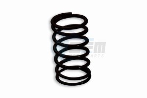 Product image: Malossi - 2916111B0 - Pressure spring for Vario - Black Ø ext.57, 8x3mm - Section 4mm Tarage 5, 5kg 